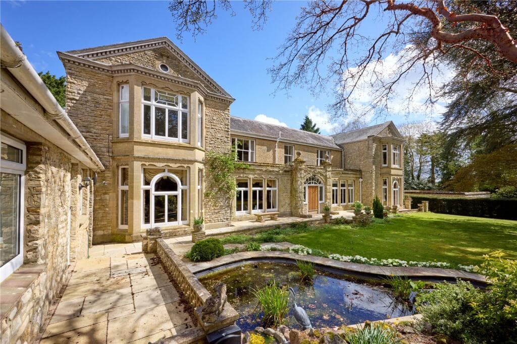 £7.95M Five-Bed Estate with Pool & Tennis Court for Sale
