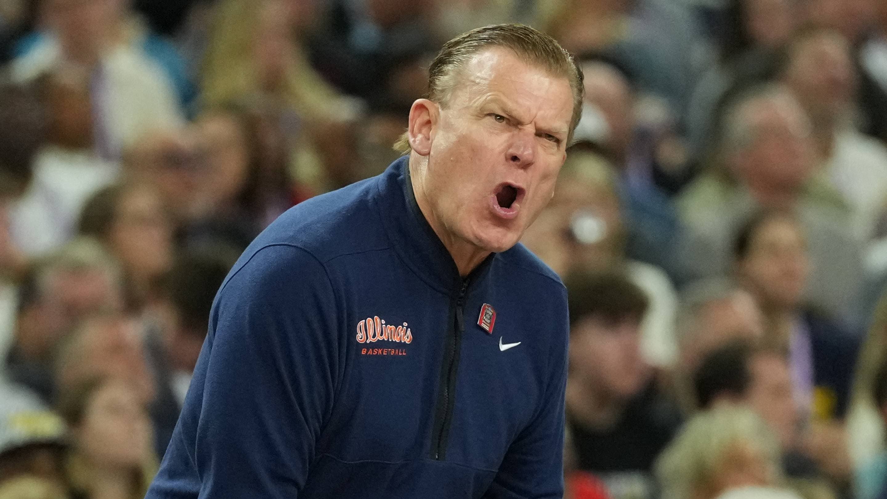 Brad Underwood Reacts: Illinois Final Four 2026