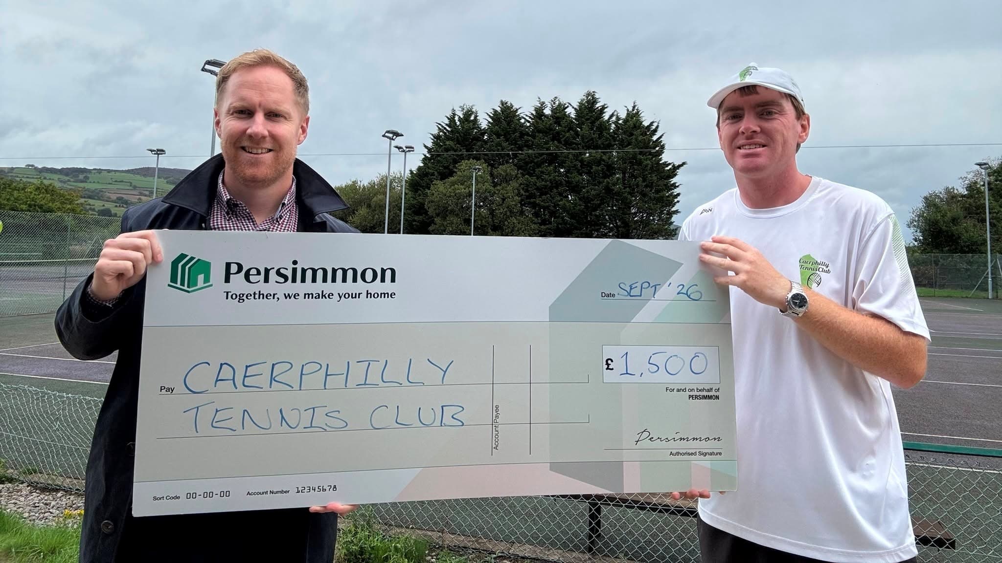 Caerphilly Tennis Club Nets £1,500 Court Upgrade Boost