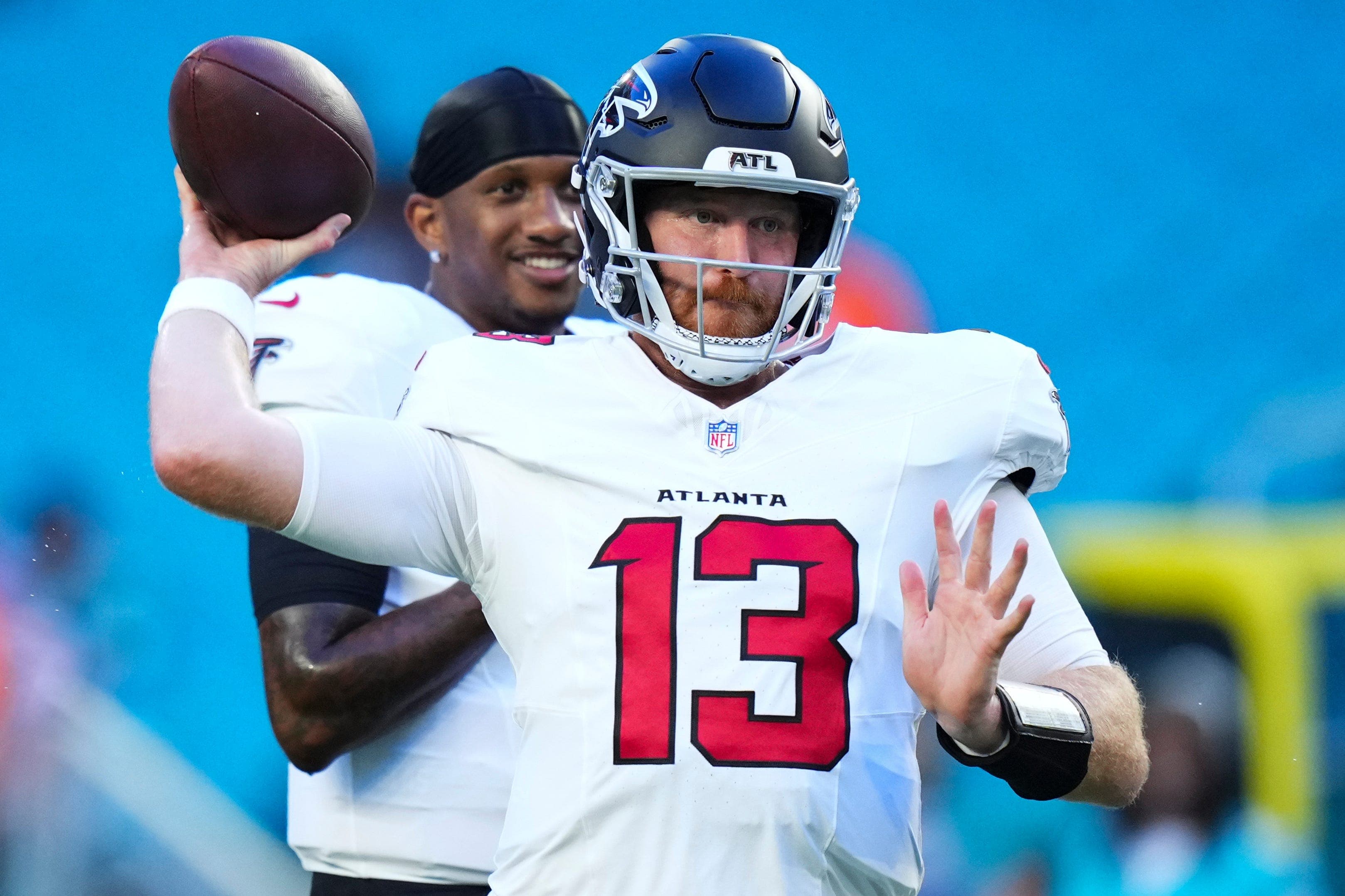 Cooper Rush Starts Falcons Opener: Lansing Catholic Grad