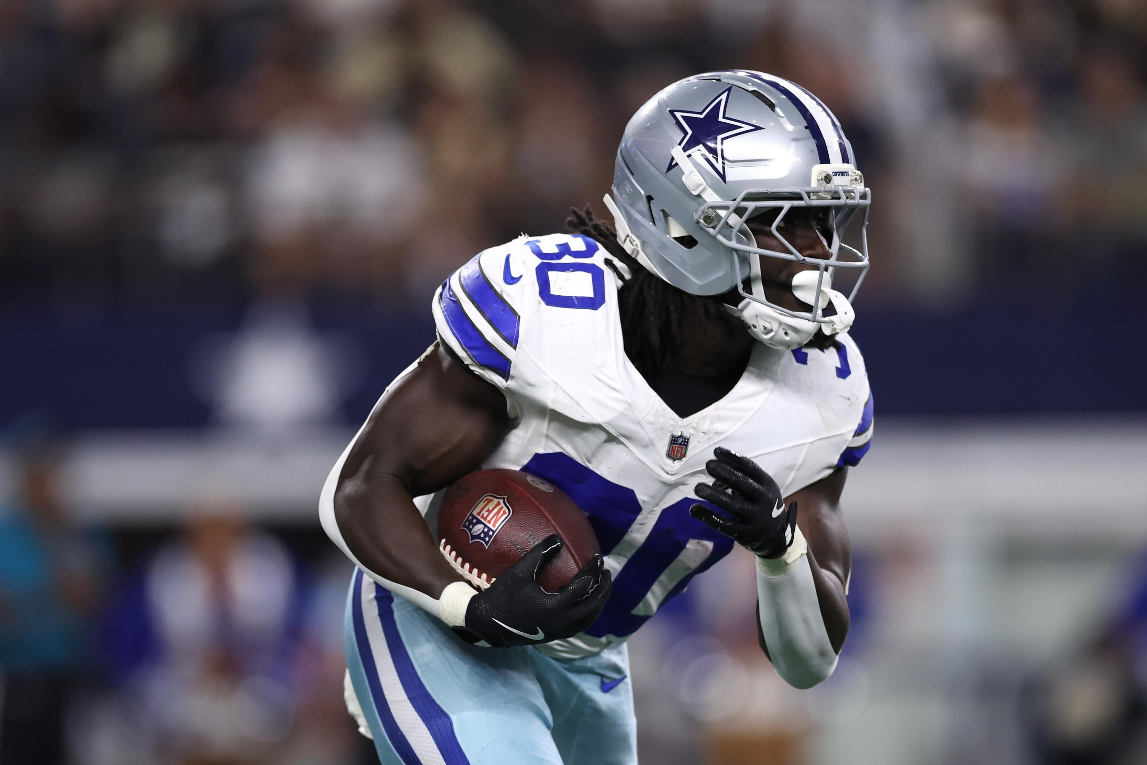 Cowboys Sign RB Israel Abanikanda to Active Roster