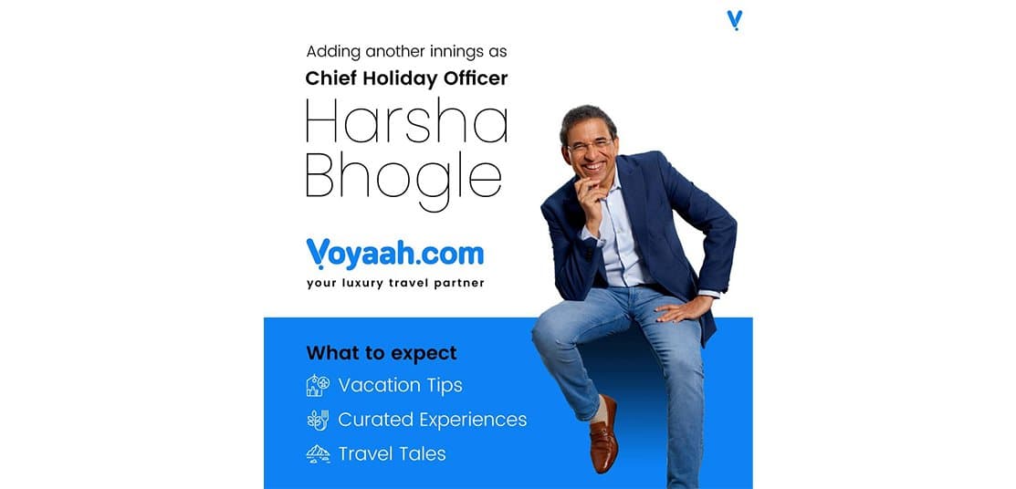 Harsha Bhogle Joins Voyaah as Chief Holiday Officer