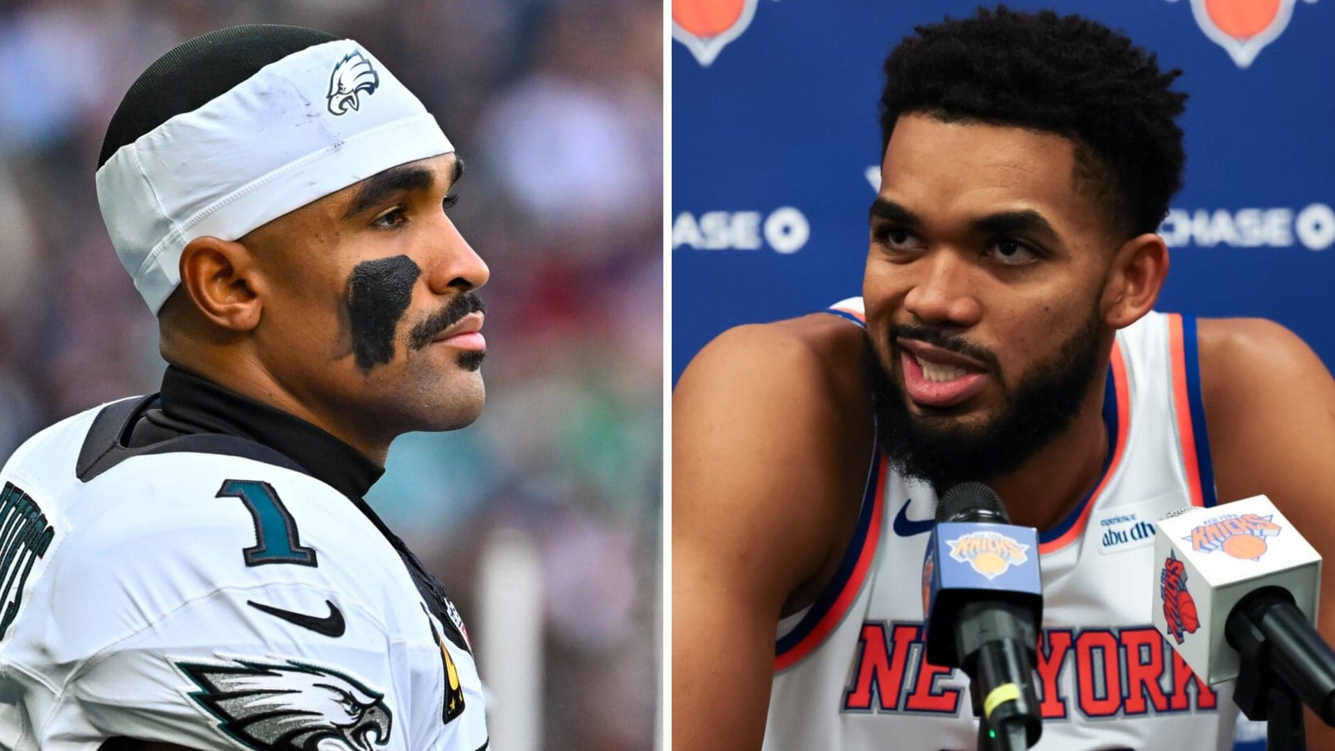 Knicks' Karl-Anthony Towns Sends Message to Jalen Hurts