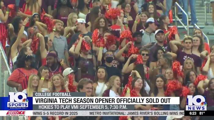 Lane Stadium Sold Out for Franklin's Debut
