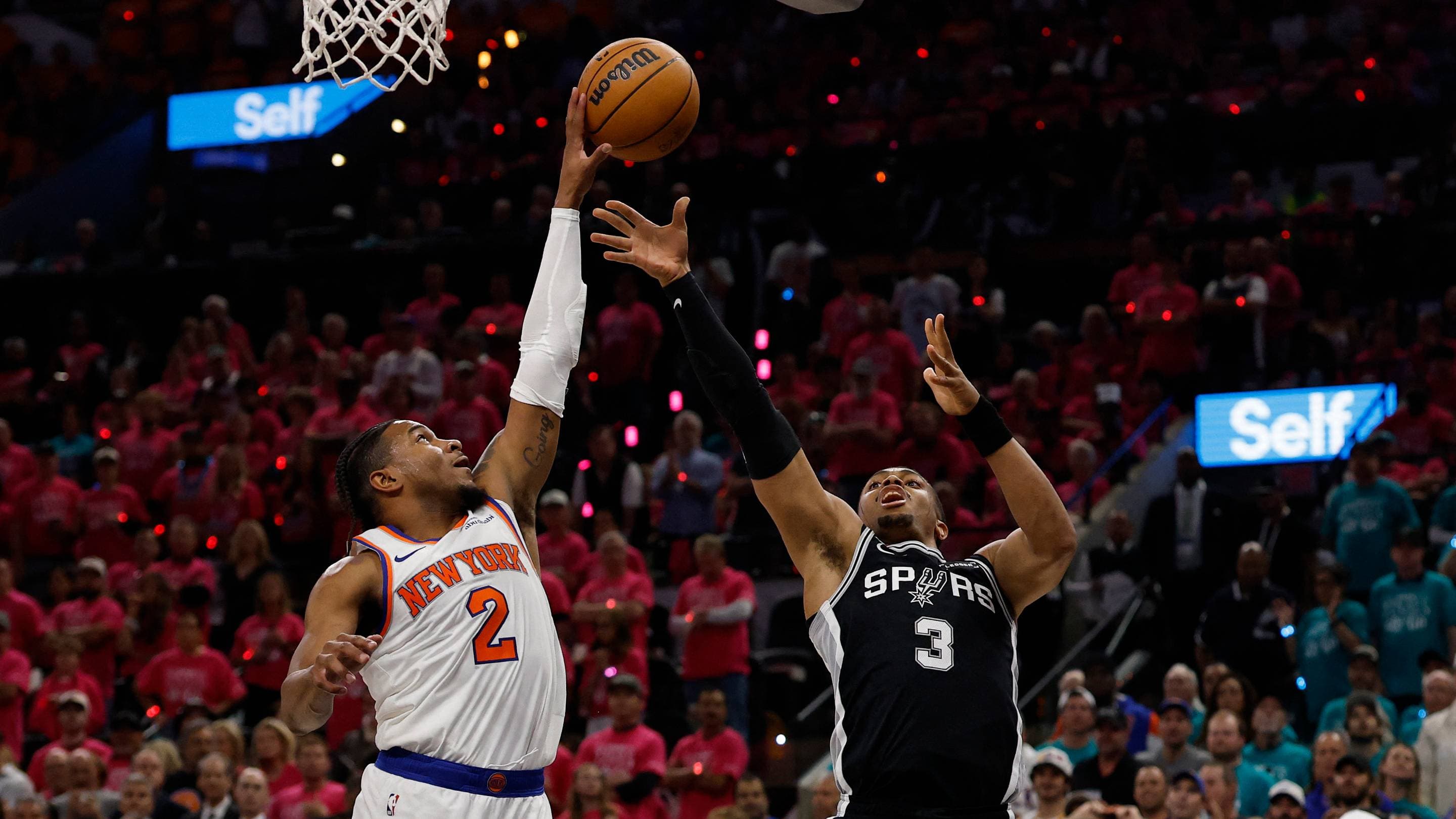 Miles McBride's Block Seals Knicks Game 1 Win vs Spurs