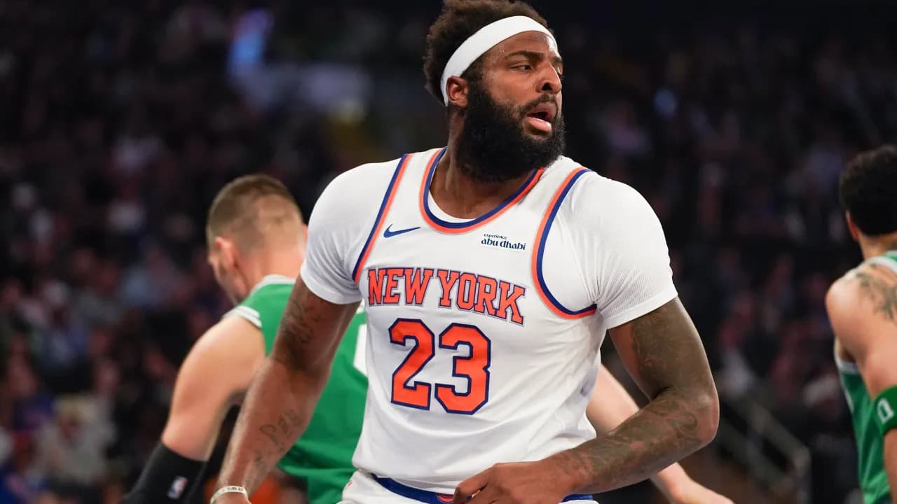 Mitchell Robinson Explains Why He Missed Celtics Intro