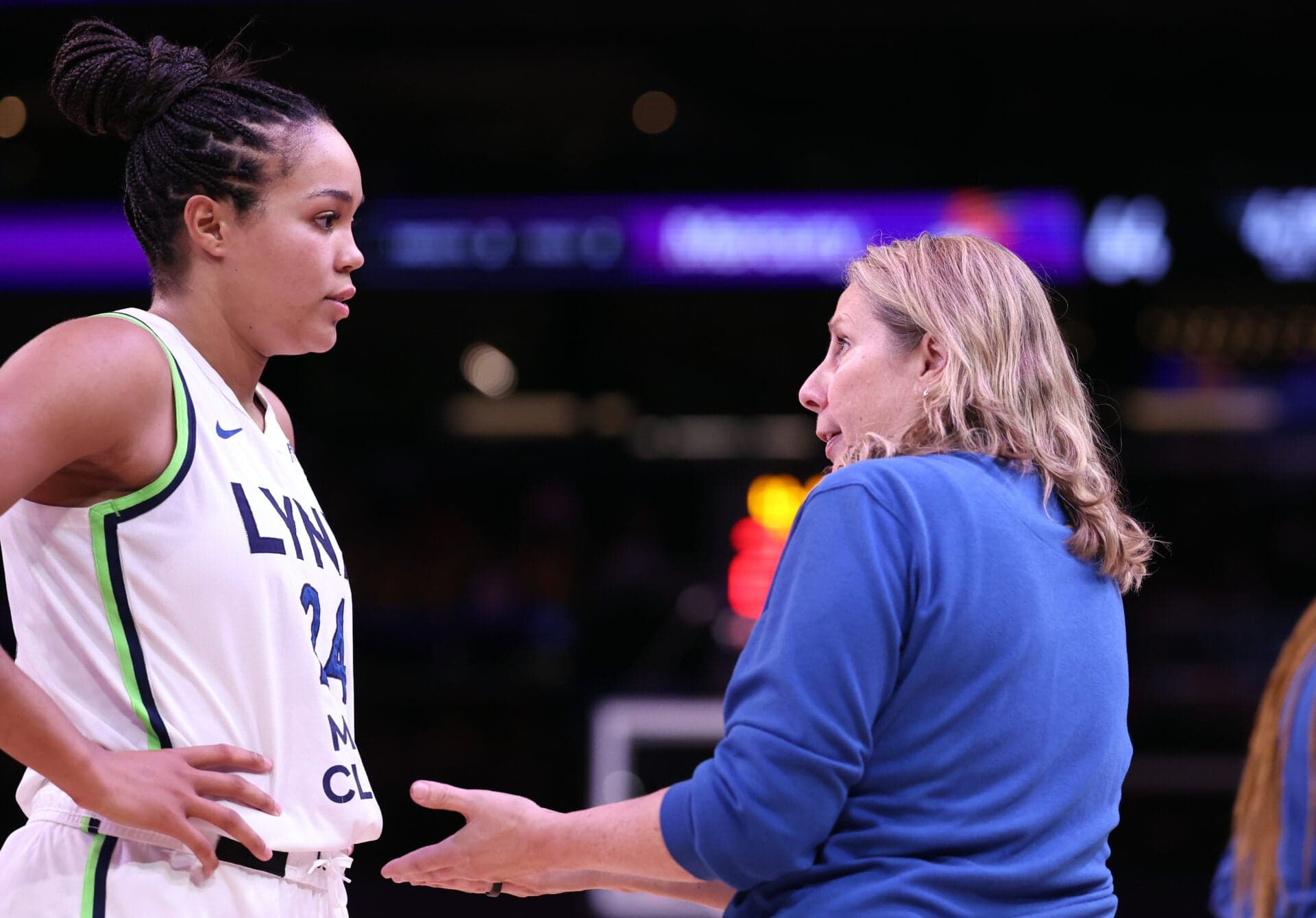 Napheesa Collier Furious as Lynx Rest Stars vs Fever
