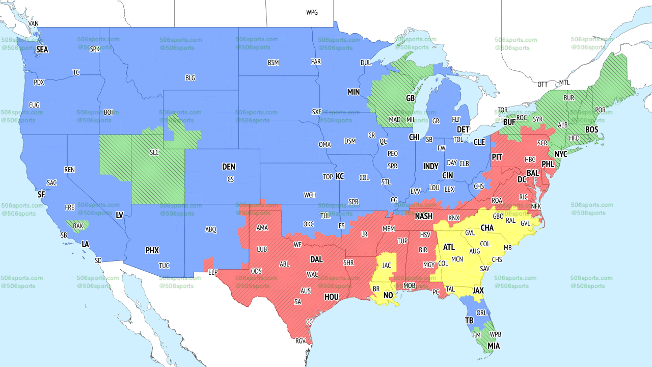 NFL Week 2 Coverage Maps: Fox, CBS Game Guide