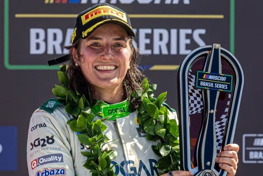 Tatiana Calderón Wins First NASCAR Brazil Race by a Woman