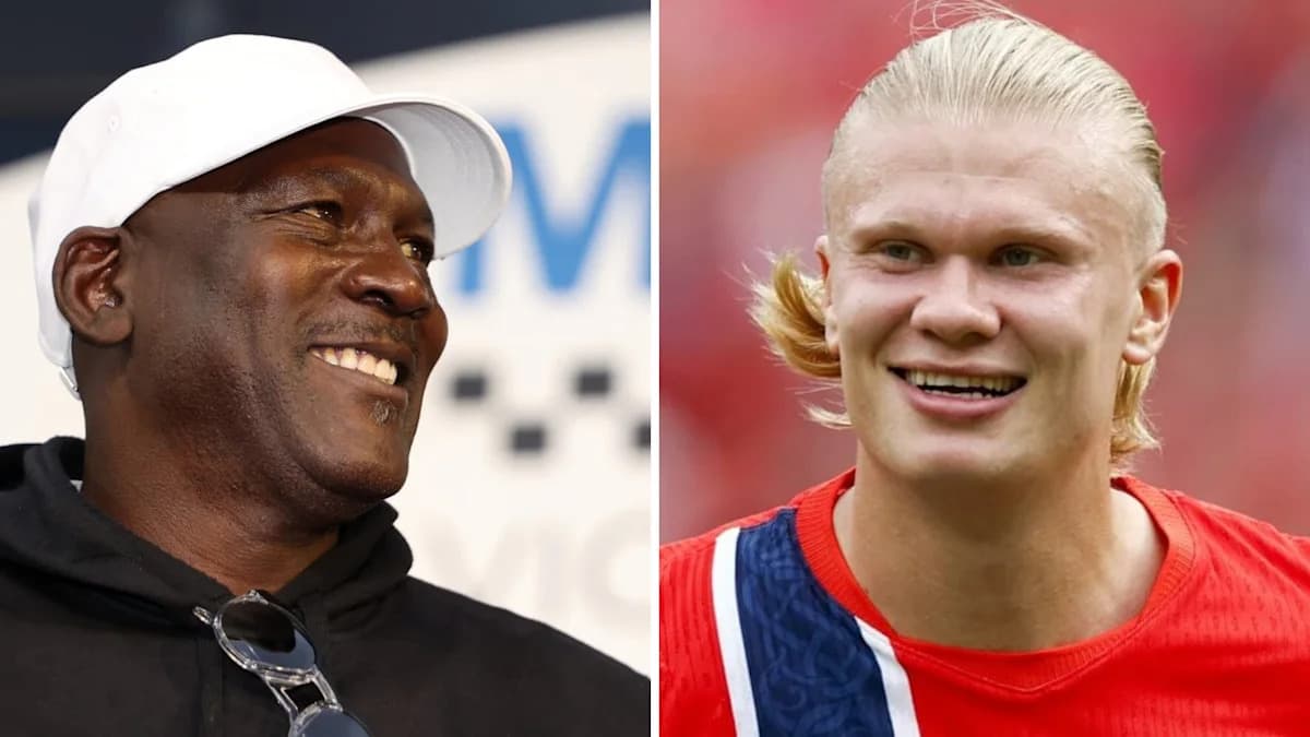 Two GOATs: Haaland's Epic MJ Tribute Wins Fans