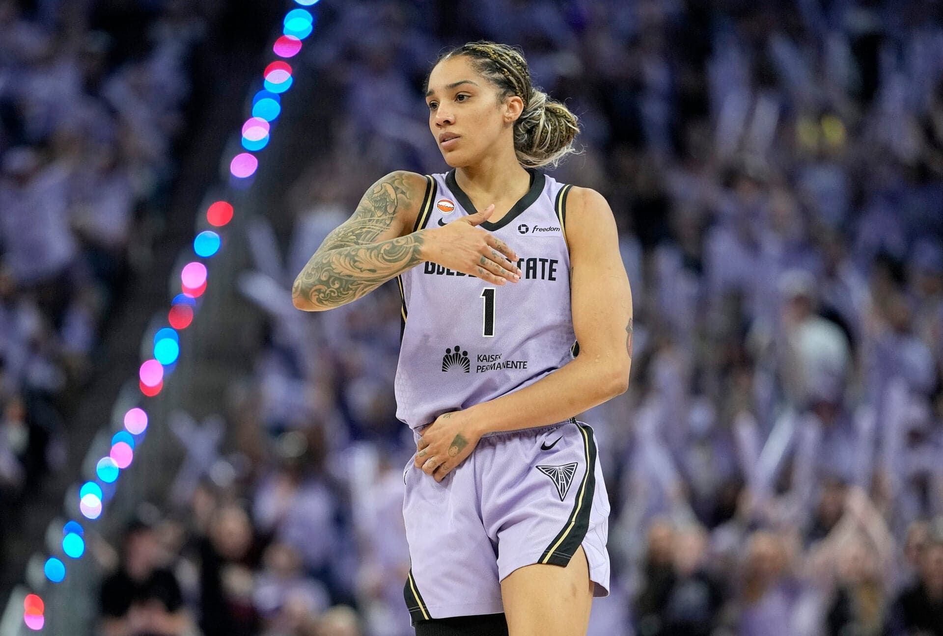WNBA Finals Hero Gabby Williams Stuns Warriors in NBA