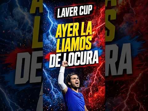 Alcaraz arrasa Laver Cup 😉 Que  Locura #lavercup