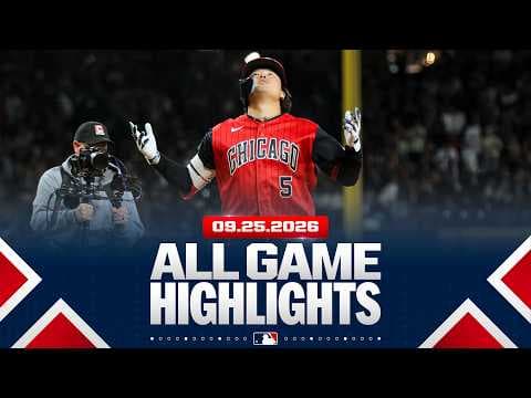 Highlights from ALL GAMES on 9/25 (Munetaka Murakami and Pete Alonso each homer TWICE & MORE!)