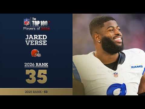 35: Jared Verse (DE, Browns) | Top 100 Players of 2026