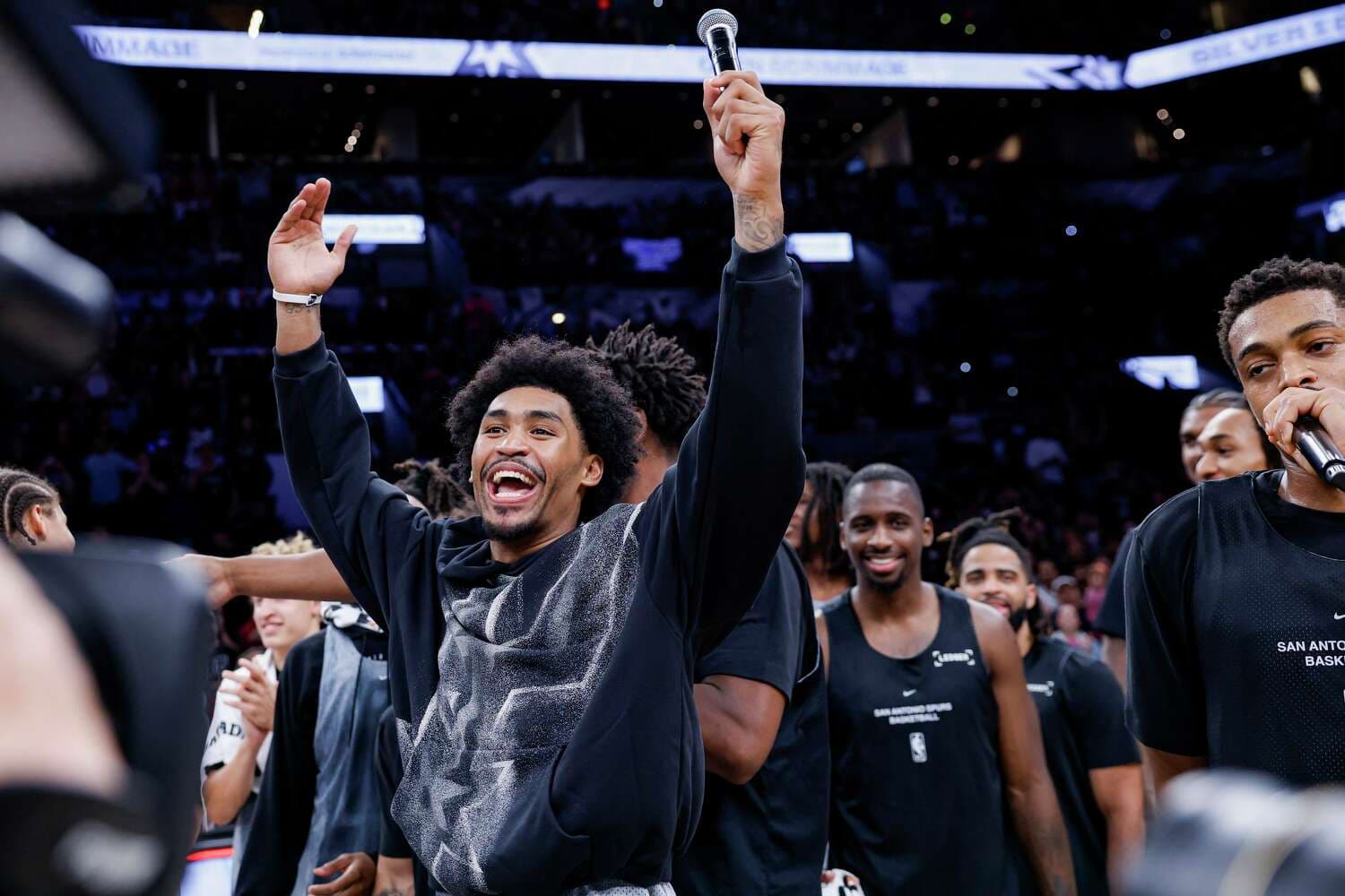 Dylan Harper Reacts to Spurs SLAM Cover for 2026-27